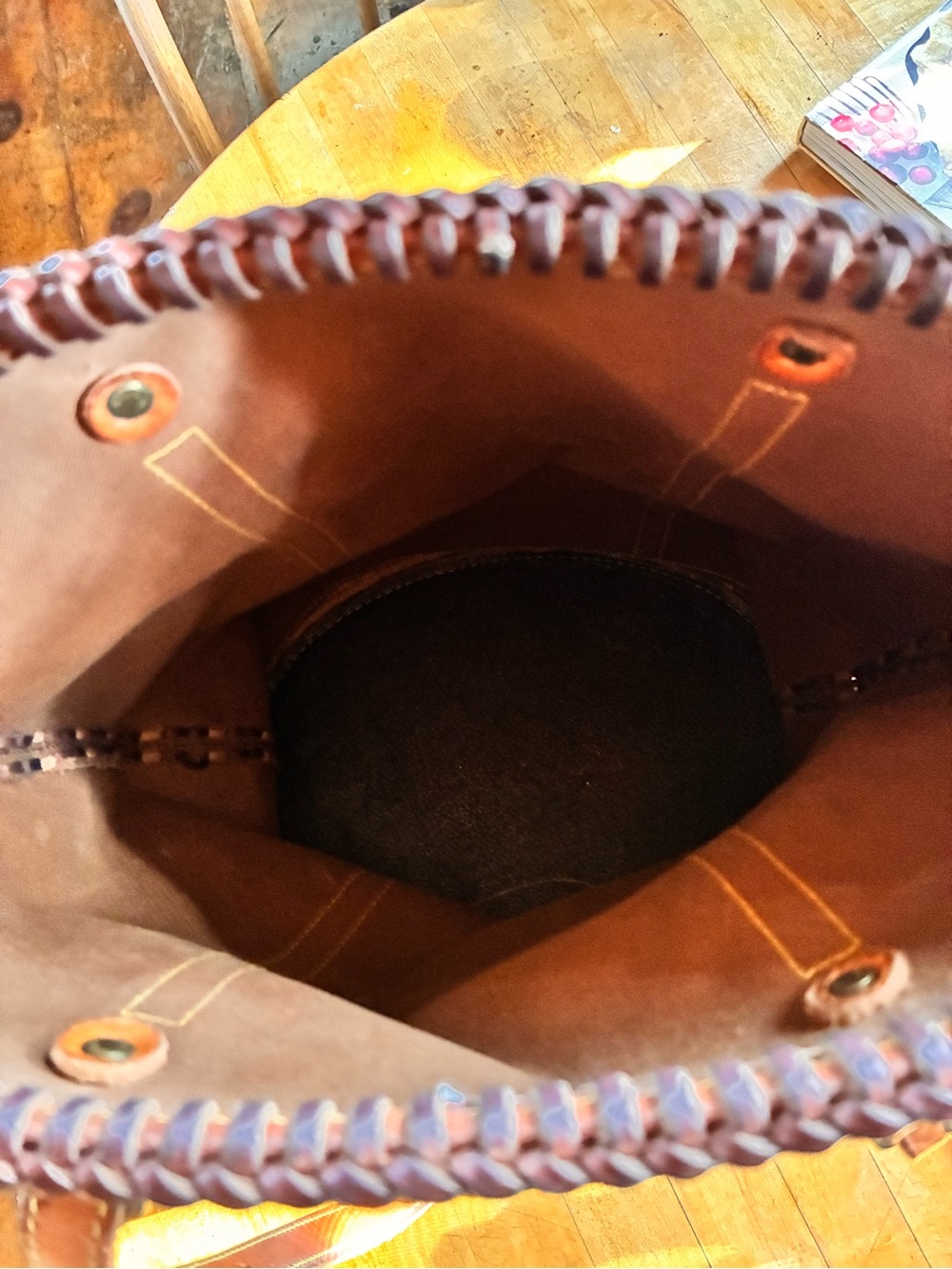Louis Vuitton Monogram authentic Refurbished Brown and Tan Fringe Shoulder Bag - Picture 7 of 15